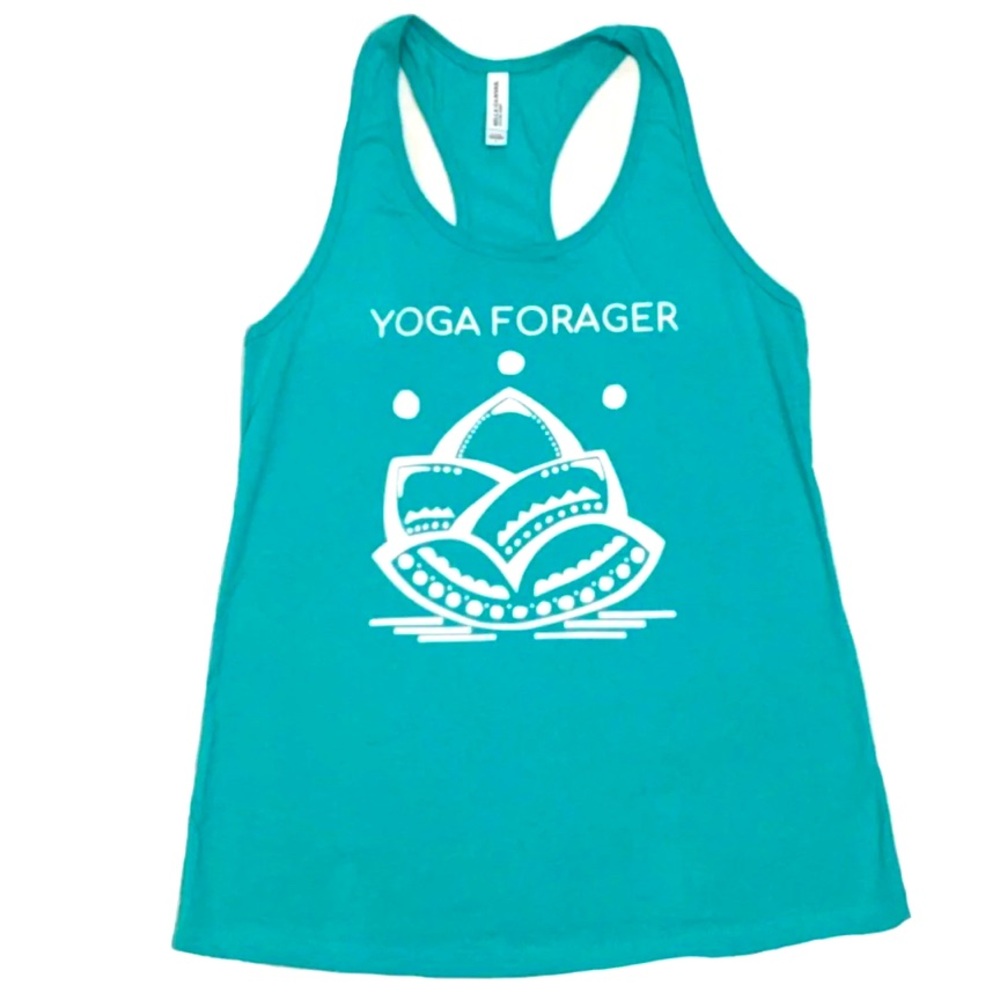 *New* Yoga Forger Lotus Tank in Teal